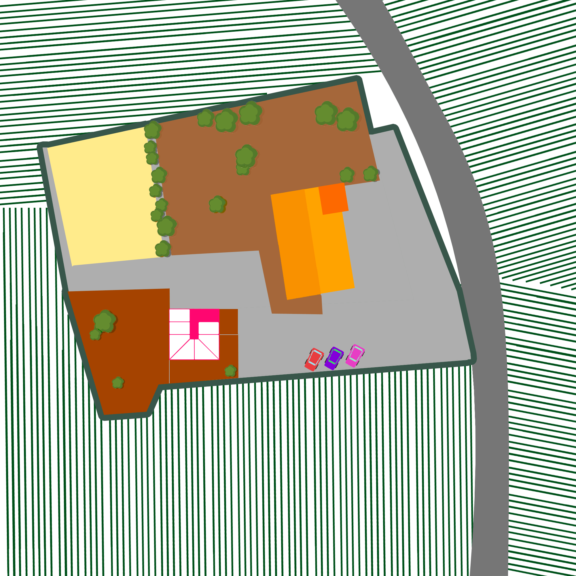 Mapa de las instalaciones de la residencia